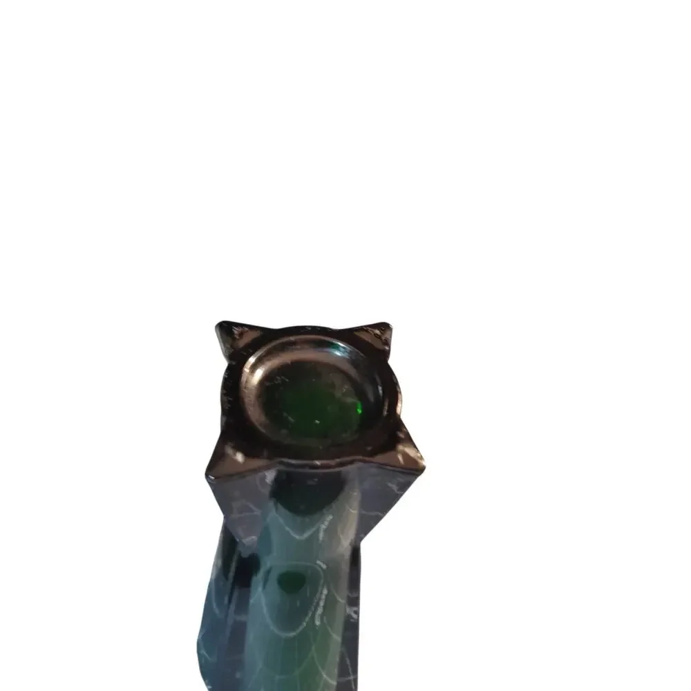 mid-century emerald green glass 